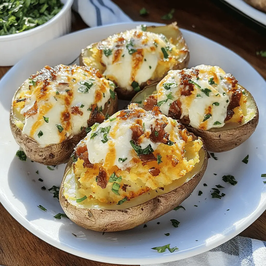 Get ready to enjoy the ultimate steakhouse experience right at home with these delicious steakhouse baked potatoes! Fluffy on the inside and perfectly crispy on the outside, these potatoes are loaded with all your favorite toppings like butter, sour cream, and chives. Perfect as a side for steak night or any cozy dinner. Save this recipe for the next time you want to impress your guests!