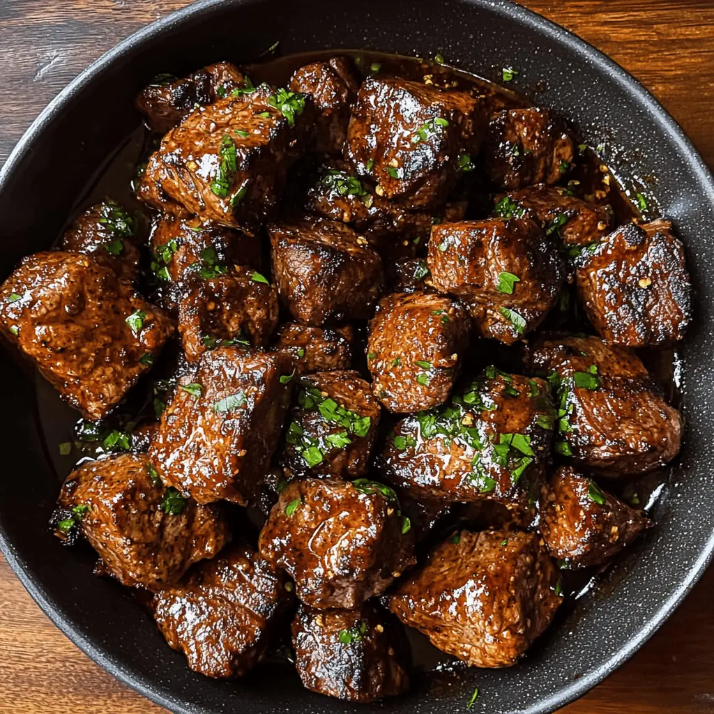 Savory and easy to make, these Cajun Garlic Butter Steak Bites are packed with flavor! Juicy pieces of steak are cooked to perfection and tossed in a buttery, spicy garlic sauce. Perfect for a quick dinner or an impressive appetizer at your next gathering. Save this recipe for a delicious and satisfying meal everyone will love!