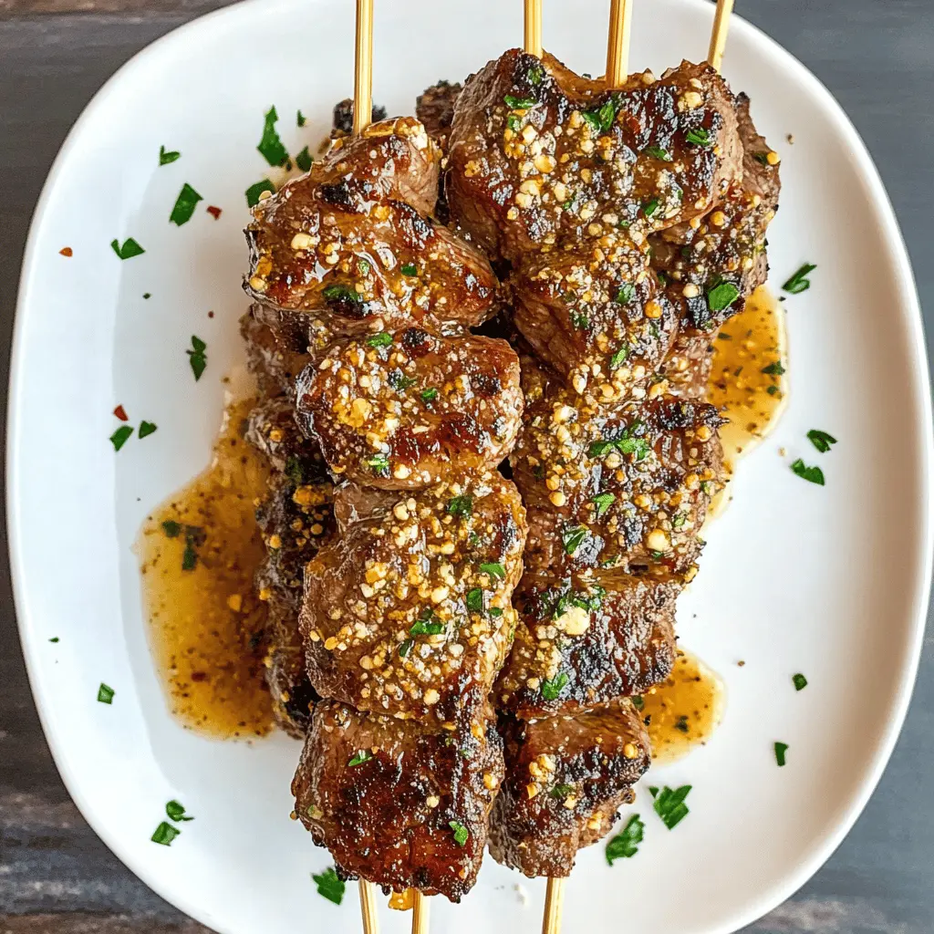 Get ready to impress with these Cajun Garlic Parmesan Air Fryer Steak Skewers! With a delightful mix of spicy Cajun seasoning and rich Parmesan, these skewers are perfect for any gathering. Quick to make and bursting with flavor, they are a crowd-pleaser. Save this recipe for your next barbecue or family dinner and enjoy a delicious, easy meal that's sure to satisfy!