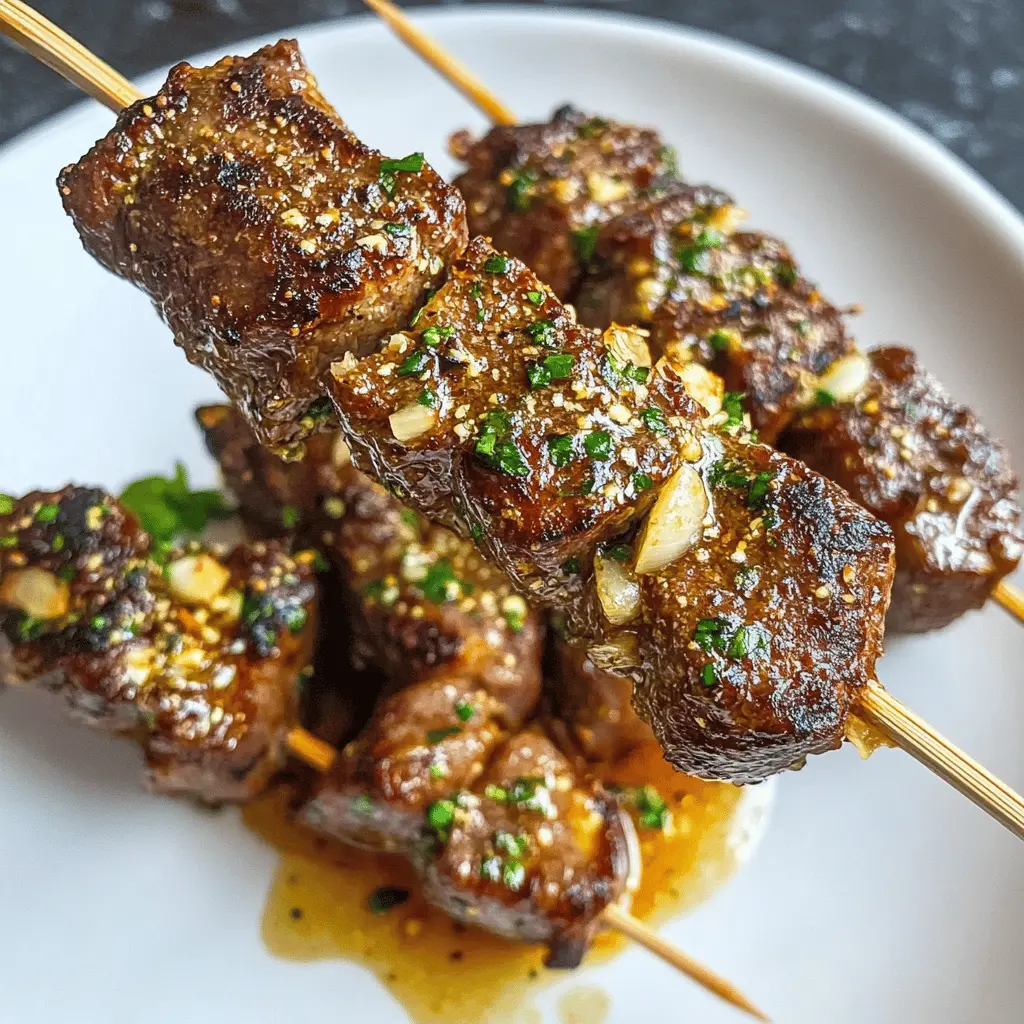 Get ready to impress with these Cajun Garlic Parmesan Air Fryer Steak Skewers! With a delightful mix of spicy Cajun seasoning and rich Parmesan, these skewers are perfect for any gathering. Quick to make and bursting with flavor, they are a crowd-pleaser. Save this recipe for your next barbecue or family dinner and enjoy a delicious, easy meal that's sure to satisfy!