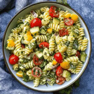 This Cilantro Lime Pasta Salad is a refreshing twist on your typical pasta dish! Packed with zesty lime, fresh cilantro, and colorful veggies, it's perfect for summer gatherings or as a light lunch. The burst of flavors will brighten up your day. Save this recipe for your next picnic or barbecue, and impress your guests with a vibrant, tasty salad!