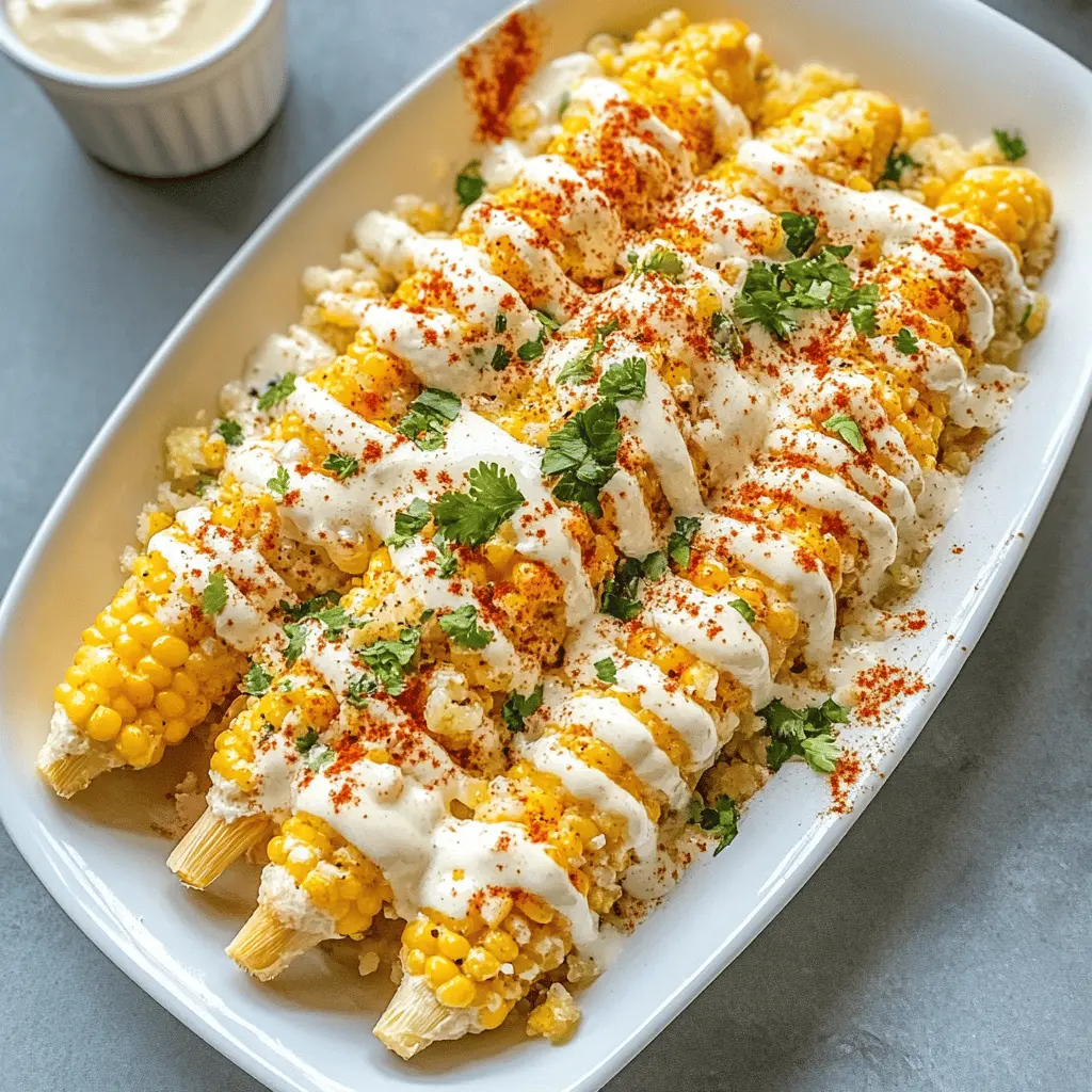 This easy elote recipe will bring a taste of Mexico right to your kitchen! Juicy corn on the cob is grilled to perfection and topped with a creamy sauce made from sour cream, mayo, and zesty lime. Perfect for summer BBQs or family gatherings. Save this delicious recipe for a mouthwatering side dish that everyone will love! 🌽✨