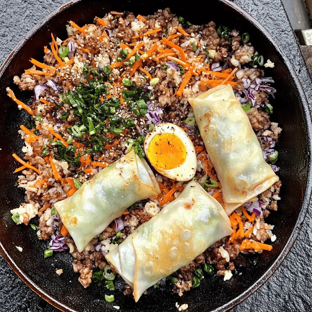 Looking for a quick and tasty weeknight dinner? Try this Eggroll in a Bowl made on the Blackstone Griddle! This easy recipe features crisp veggies, seasoned ground meat, and delicious Asian flavors that come together in no time. Perfect for meal prep or a family night, save this colorful and healthy dish for your next cooking adventure!