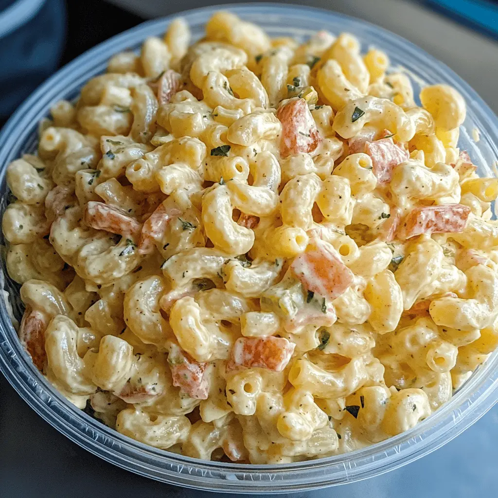 Easy Hawaiian Mac Salad Recipe Like Food Truck Style