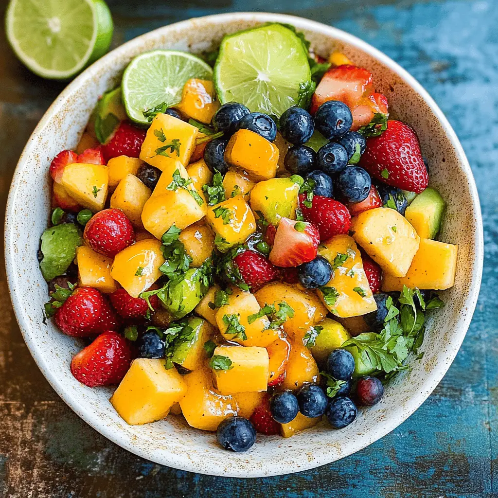 Brighten your day with this refreshing fruit salad drizzled in a zesty honey lime dressing! Packed with sweet berries, juicy melons, and vibrant citrus, this colorful medley is perfect for brunch, picnics, or quick snacks. It’s simple to make and a crowd-pleaser! Save this recipe to enjoy a burst of flavor anytime you need a healthy treat. 🍉🍊🥗