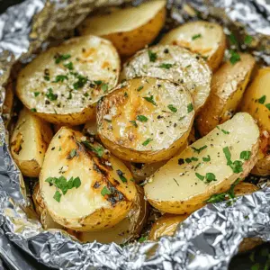 Easy Grilled Potatoes in Foil are a must-try for your next barbecue! These tasty potato packets are packed with flavor from garlic and herbs, perfect as a side dish or quick meal. Just toss your favorite veggies in with the potatoes for a complete dish. Save this recipe for your summer cookouts or camping trips! 🔥🥔🌿
