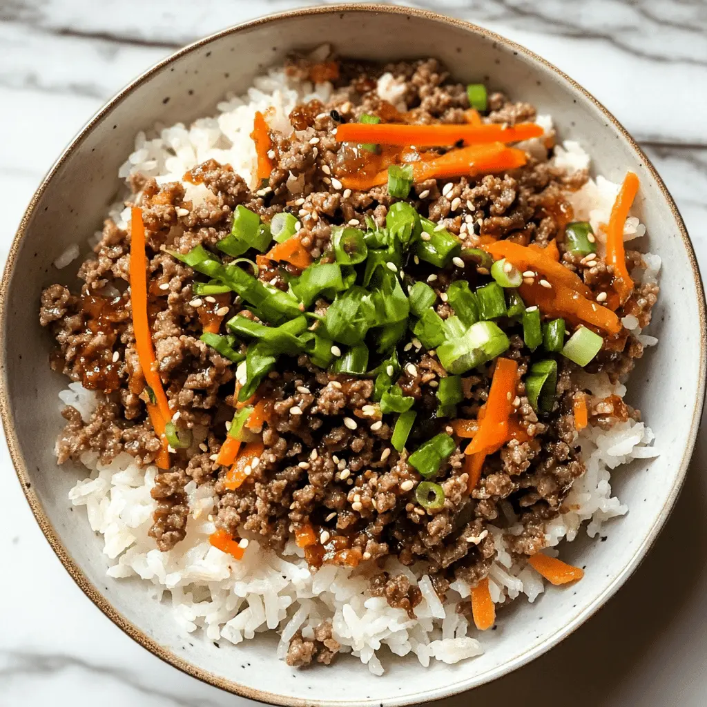 Whip up a flavor-packed meal with these Ground Beef Teriyaki Rice Bowls! Bursting with rich teriyaki sauce, tender ground beef, and colorful veggies, this dish is perfect for busy weeknights. Serve it over fluffy rice for a satisfying dinner the whole family will love. Save this easy recipe for a quick and delicious meal anytime!
