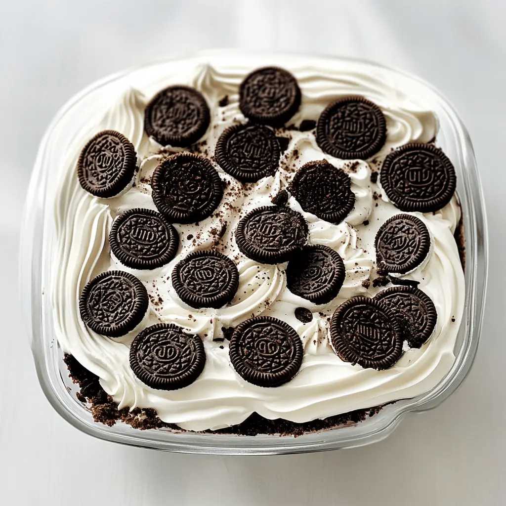 This Heavenly Oreo Dessert is sure to be a hit at any gathering! With layers of creamy goodness and crunchy Oreo cookie crumbles, it’s a chocolate lover’s dream. Perfect for potlucks, parties, or a sweet treat at home. Save this recipe now for an easy and delicious dessert that everyone will rave about!