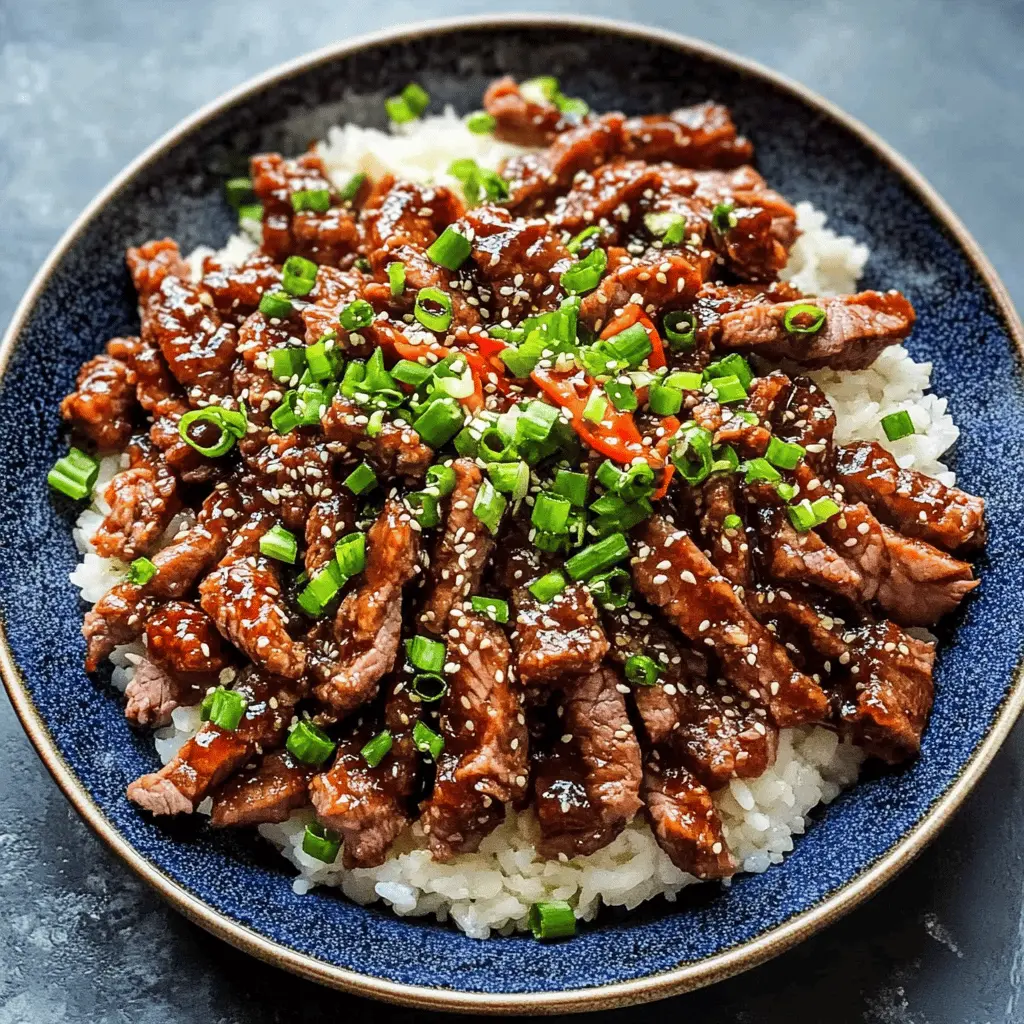 This Korean Beef recipe will take your taste buds on a delightful journey! With tender strips of beef marinated in savory soy sauce, garlic, and sesame oil, every bite is full of flavor. Perfect for a weeknight dinner or meal prep! Save this recipe for a quick, delicious dish that everyone will love!