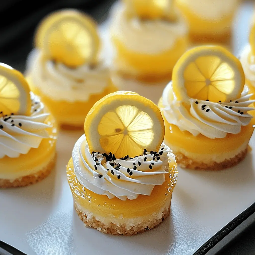 Delight in these Mini Lemon Cheesecakes that pack a refreshing punch of citrus flavor in every bite! With a creamy filling and a buttery crust, they are perfect for spring gatherings or a sweet treat anytime. Save this easy recipe for your next celebration and impress your friends and family with these adorable desserts!