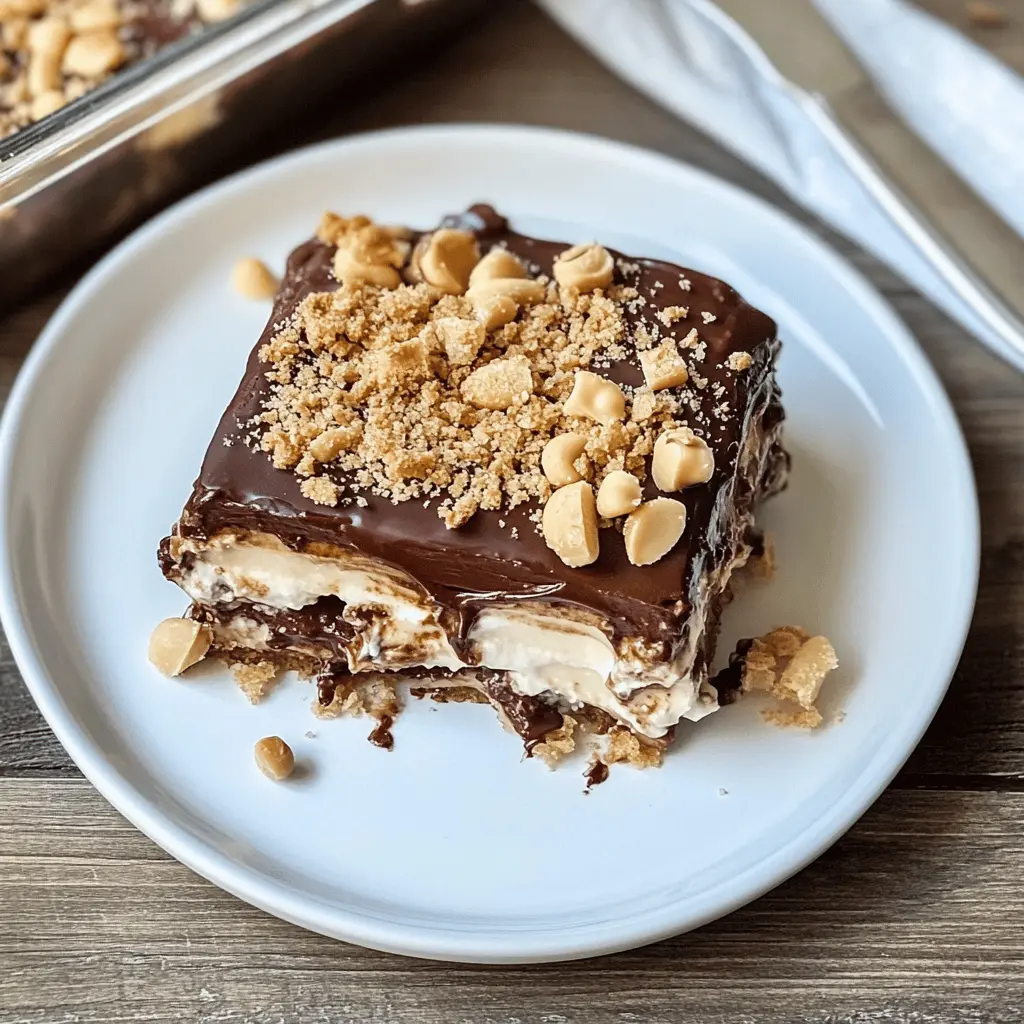 Get ready to treat yourself with this No Bake Peanut Butter Chocolate Lasagna! This delightful dessert layers creamy peanut butter, rich chocolate, and fluffy whipped topping, all made without any baking. Perfect for potlucks or family gatherings, it's a crowd-pleaser that comes together in no time. Save this recipe for an easy, indulgent sweet treat anytime!