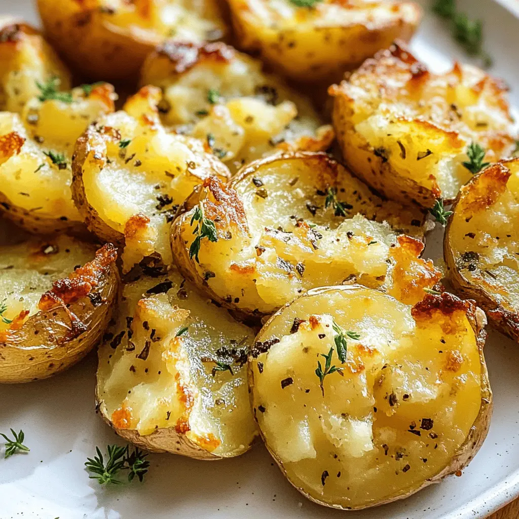 These smashed potatoes are the ultimate comfort food! Crispy on the outside and fluffy on the inside, they’re perfectly seasoned and ready to be topped with your favorite ingredients. A simple yet delicious side dish that pairs well with any meal. Save this recipe for your next family dinner or gathering!