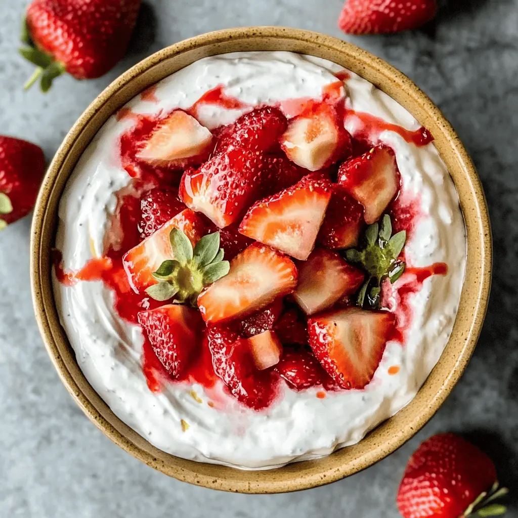 Creamy and sweet, this Strawberry Cheesecake Dip is the perfect treat for any gathering! Made with fresh strawberries and rich cream cheese, it’s a delightful way to enjoy dessert with friends. Serve it with graham crackers or fresh fruit for a quick and tasty snack. Save this recipe for your next party or movie night!