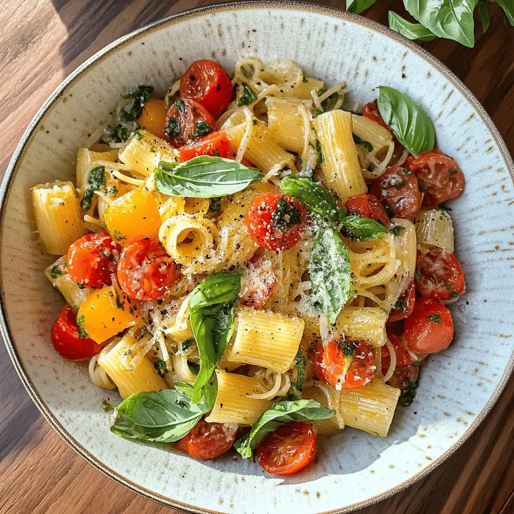 Brighten your dinner table with this Summer Garden Pasta! Packed with fresh veggies, this dish celebrates the flavors of the season. With ingredients like zucchini, tomatoes, and basil, it's a light yet satisfying option for warm evenings. Perfect for weeknight meals or summer gatherings, be sure to save this recipe for a delightful taste of summer!