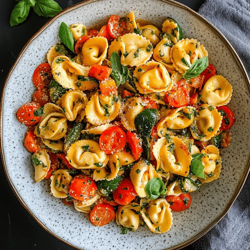 Ready for a quick and delicious meal? This Tortellini with Sautéed Vegetables is packed with vibrant flavors and colorful veggies, making it a perfect weeknight dinner. Ideal for a busy day, it combines tender tortellini with fresh sautéed bell peppers, zucchini, and spinach for a healthy touch. Save this recipe for those nights when you need a tasty yet simple meal!