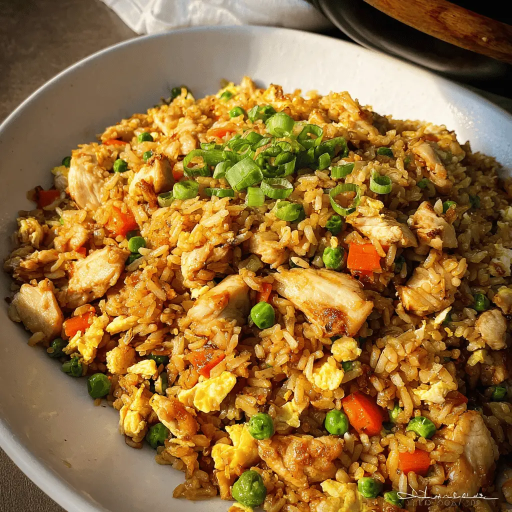 Easy Restaurant-Style Chicken Fried Rice Recipe