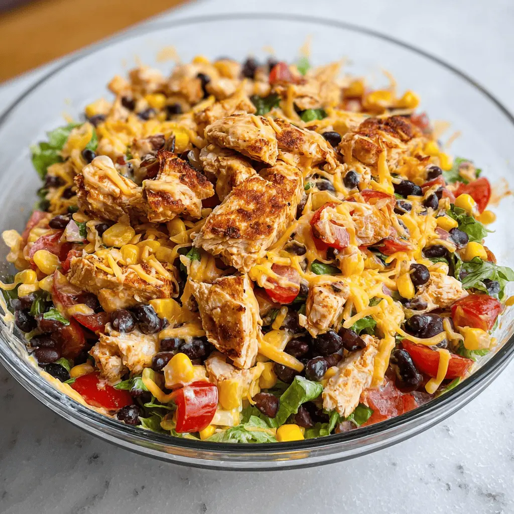 Easy Southwest Chicken Salad Recipe