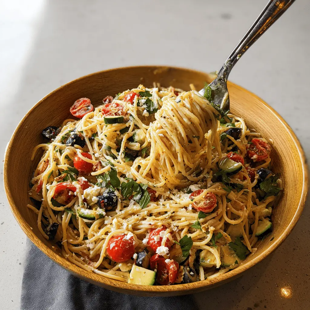 Easy California Spaghetti Salad Recipe