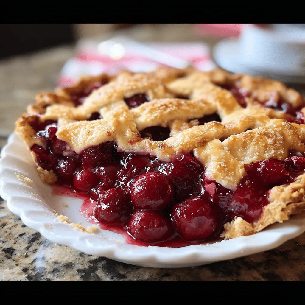 Best Easy Homemade Cherry Pie Recipe