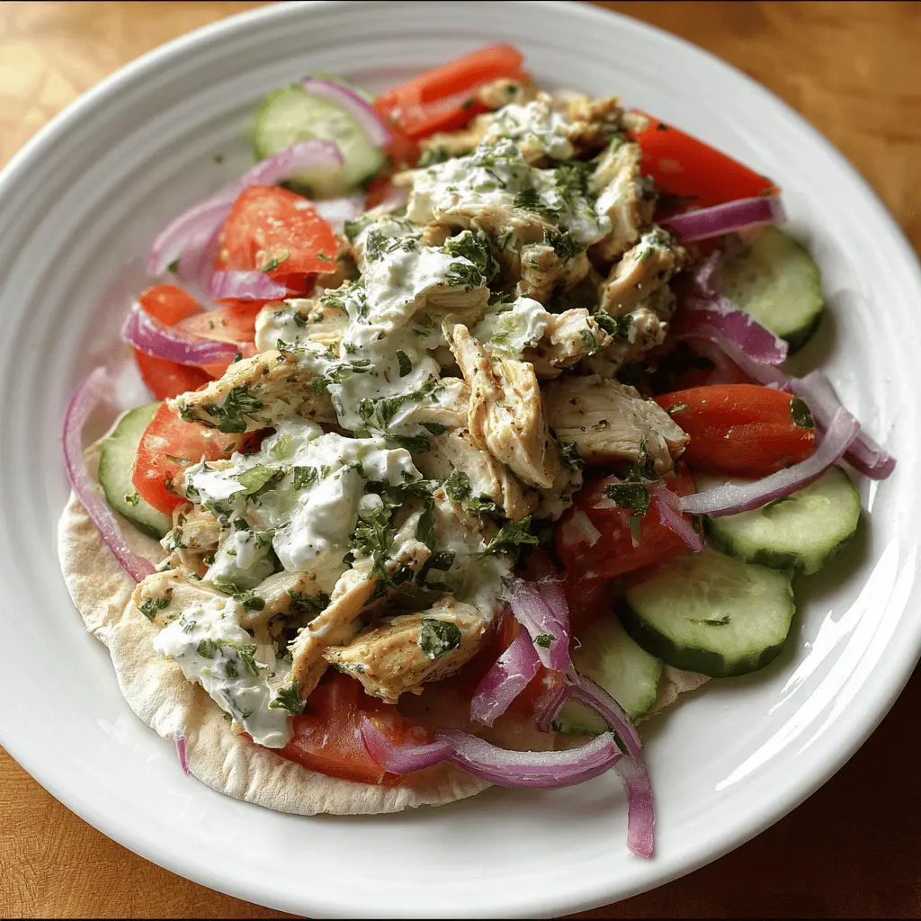 Easy Tzatziki Chicken Salad Recipe