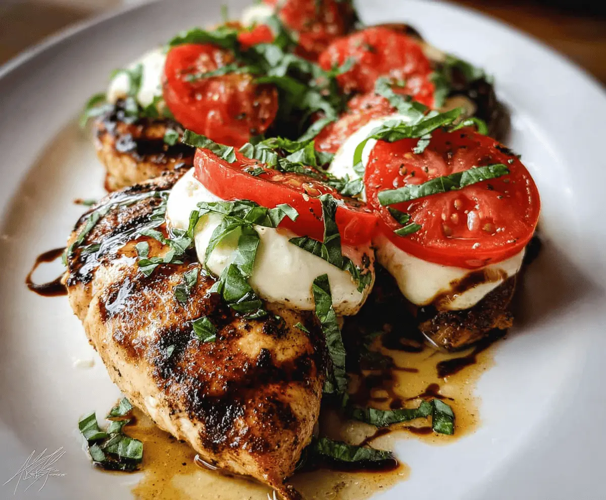 Easy Grilled Chicken Caprese Recipe