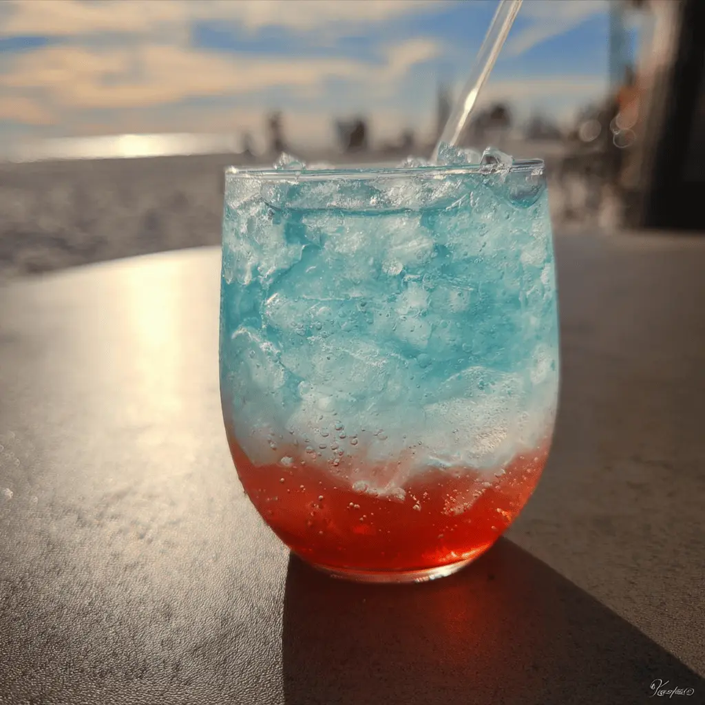 Easy Refreshing Beach Water Cocktail Recipe