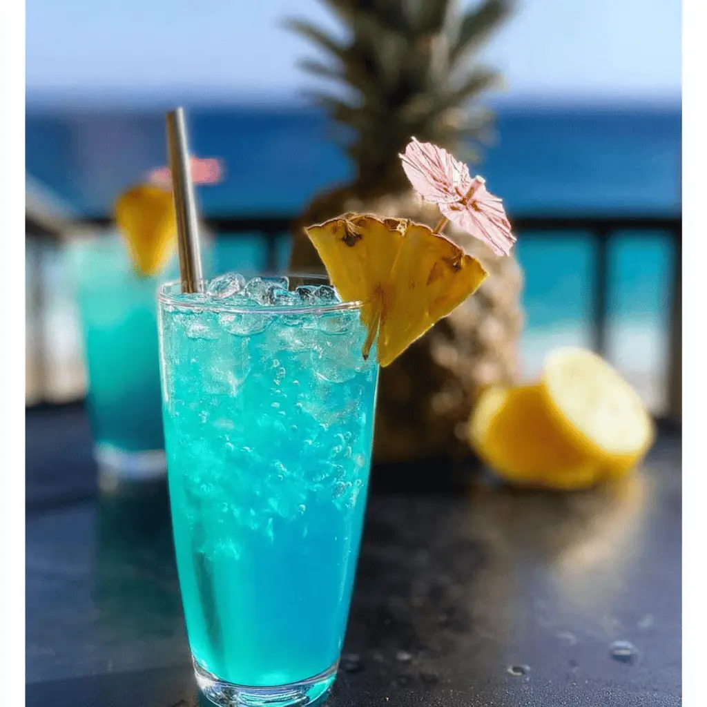 Easy Blue Hawaiian Mocktail Recipe