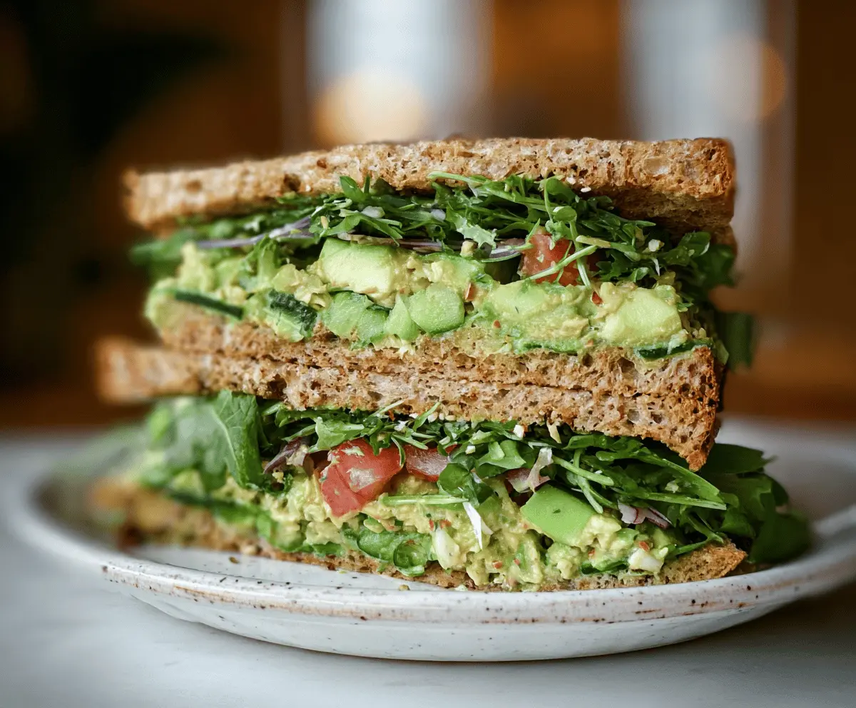 Easy Green Goddess Salad Sandwich Recipe
