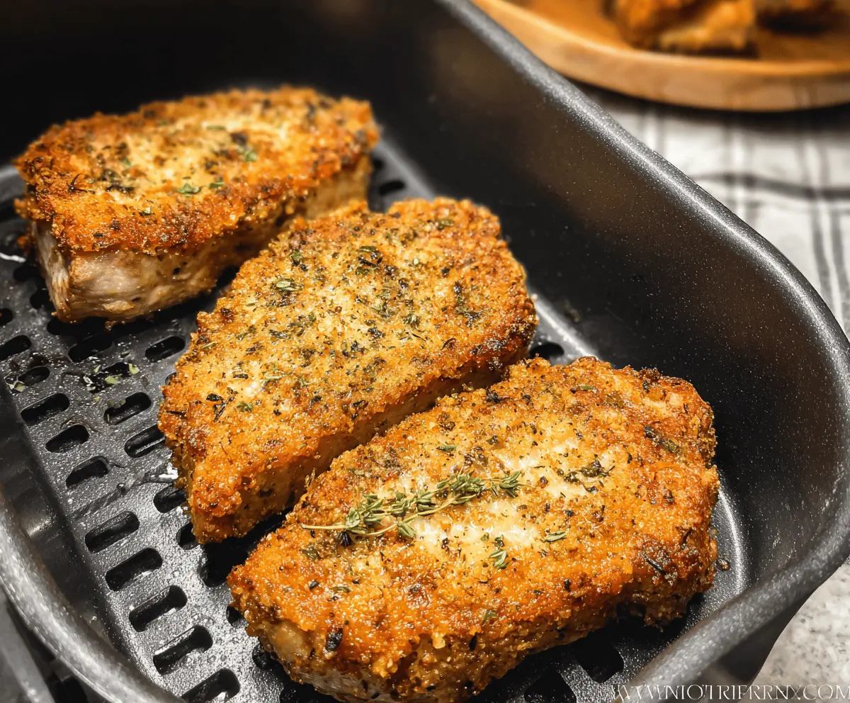 Crispy Air Fryer Pork Chops Recipe