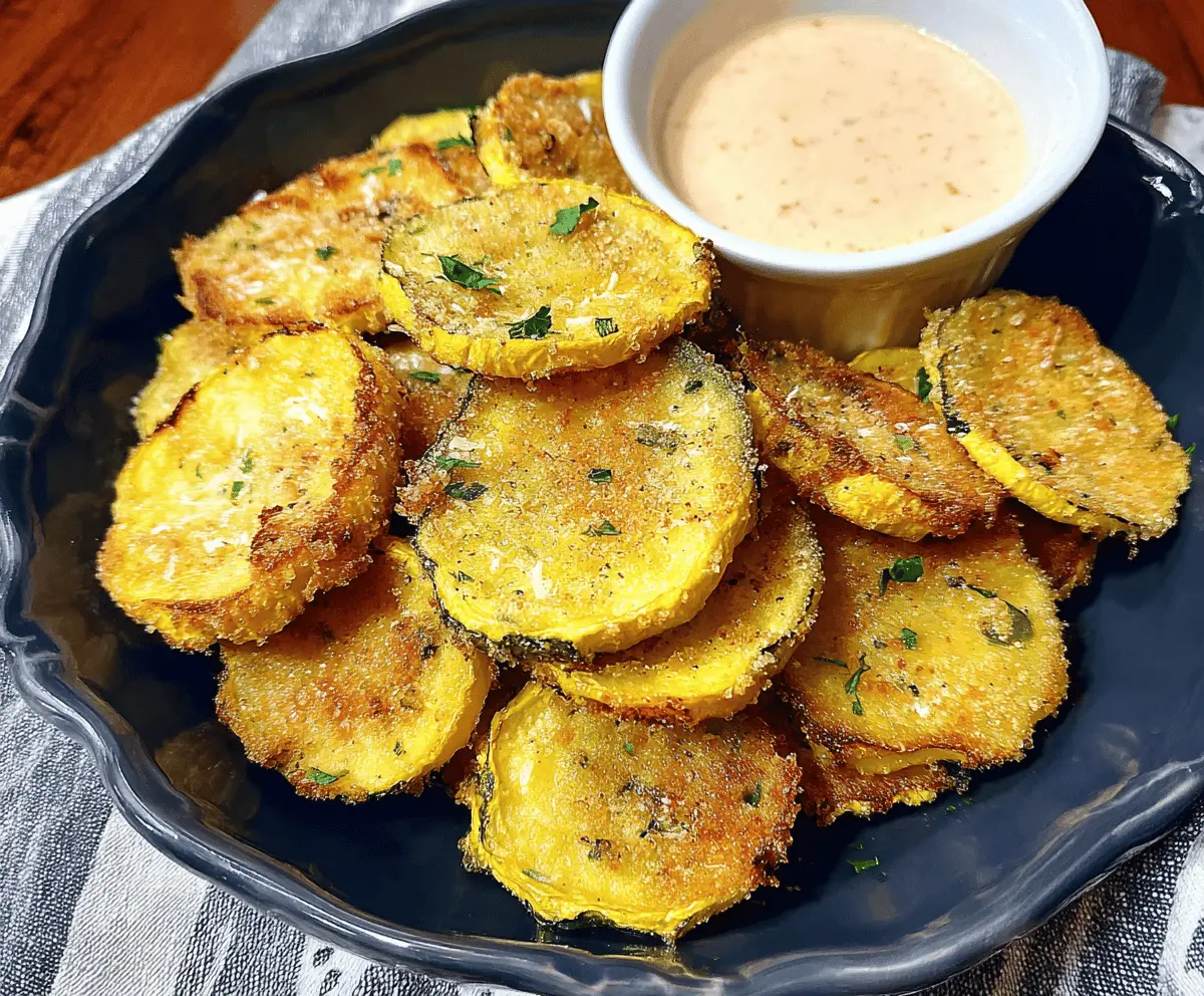 Crispy Healthy Air Fried Yellow Squash