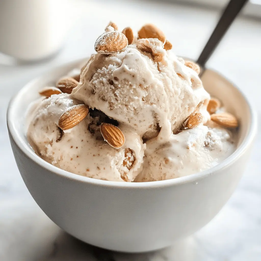 Creamy Almond Milk Ice Cream Recipe