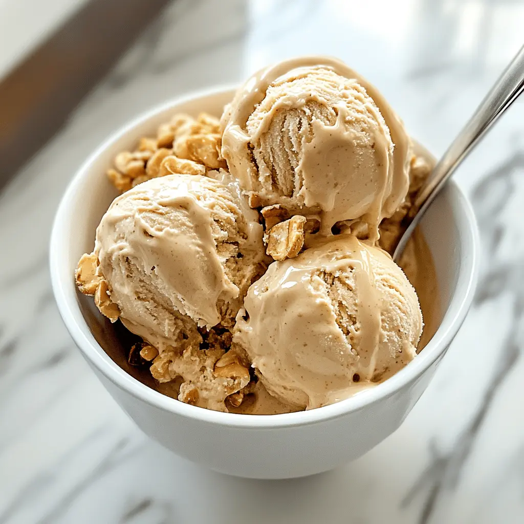 Creamy Peanut Butter Cottage Cheese Ice Cream Recipe