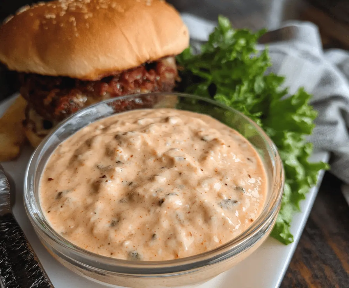 Easy Homemade Smashburger Sauce Recipe