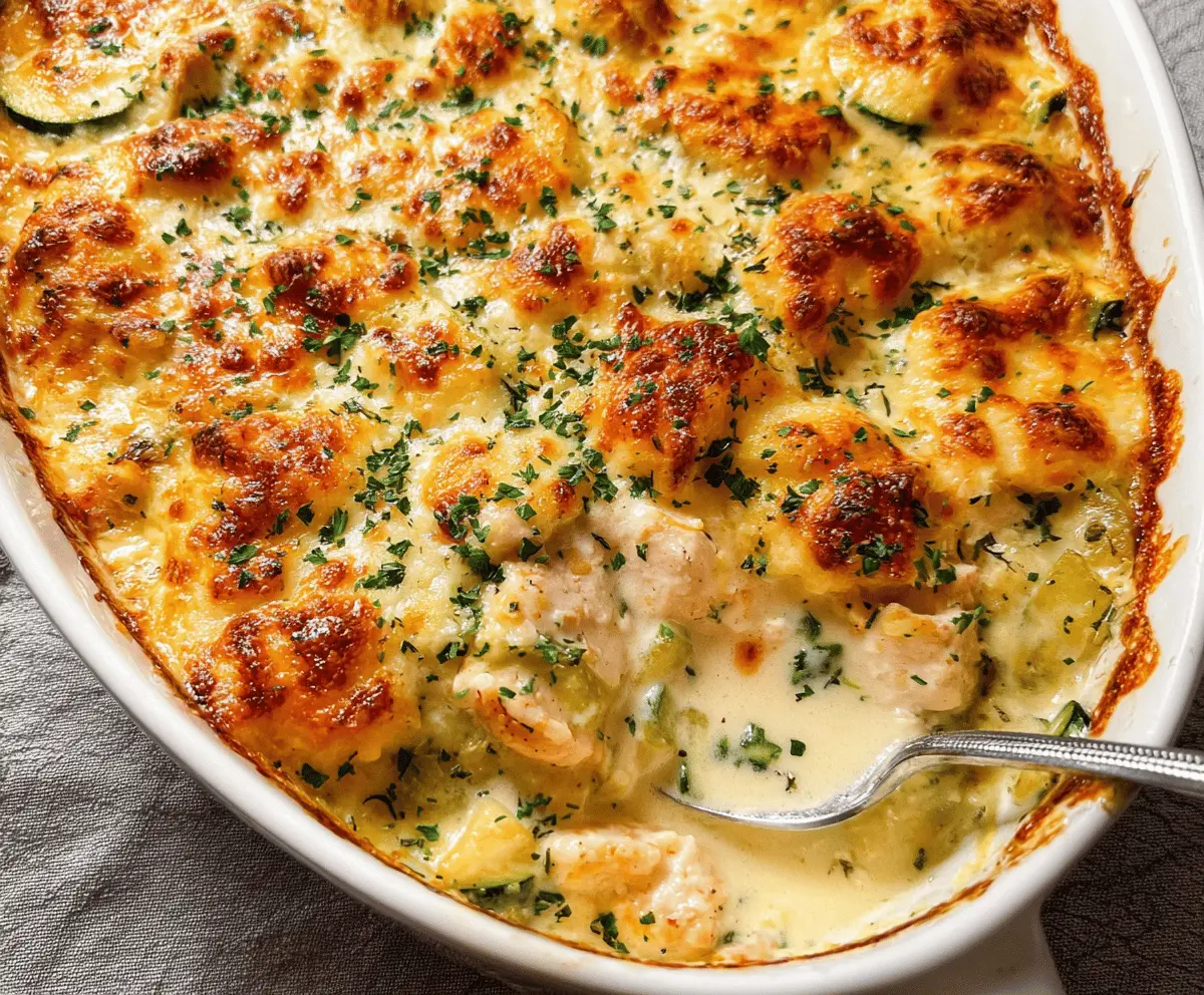 Easy Baked Chicken and Zucchini Casserole Recipe