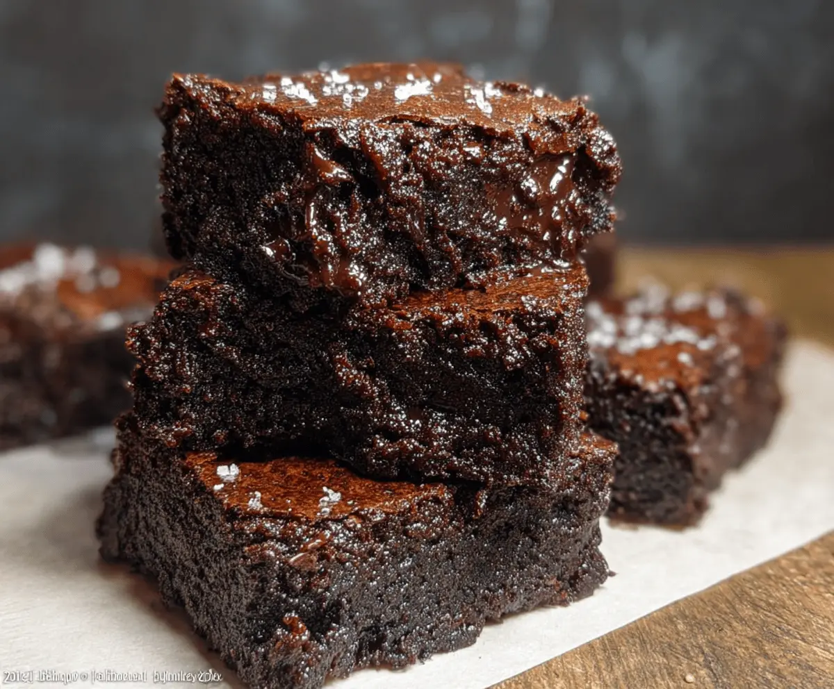 Fudgy Zucchini Chocolate Brownies Recipe
