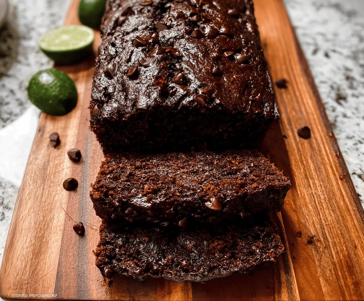 Super Moist Double Chocolate Zucchini Bread Recipe