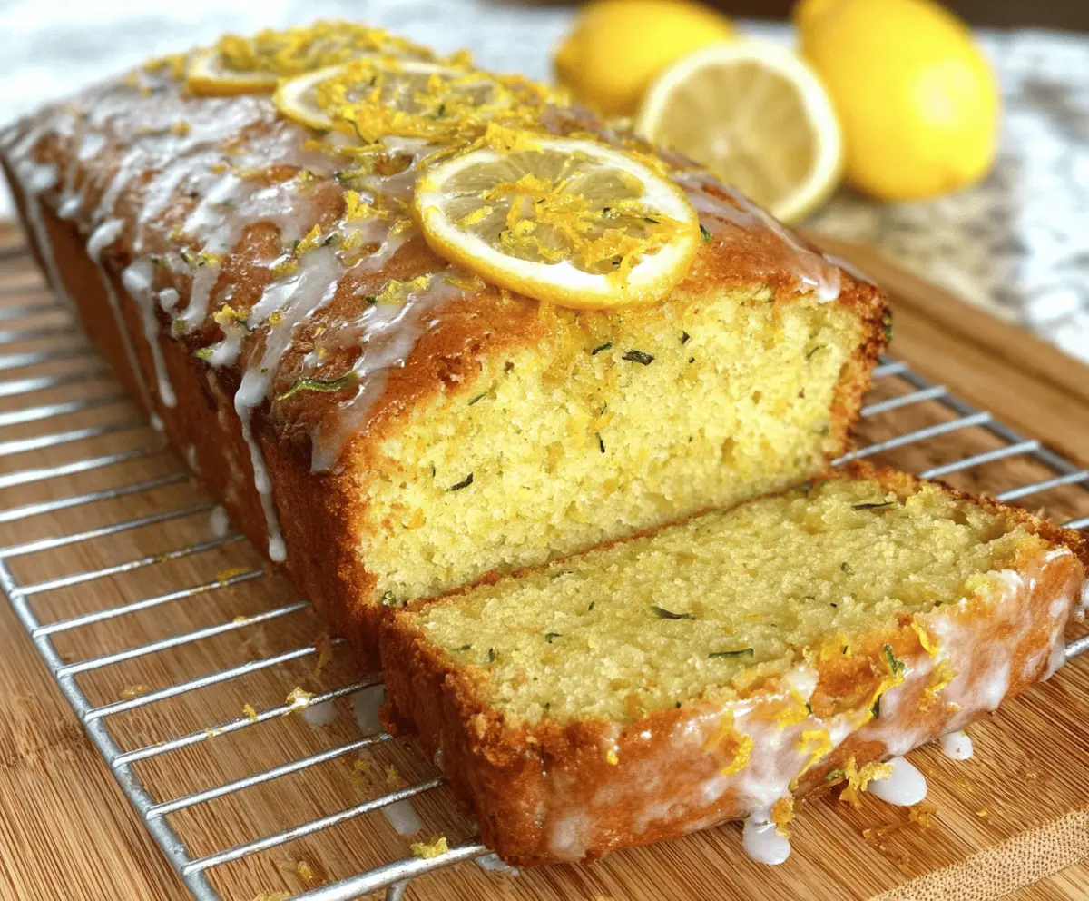 Moist Lemon Zucchini Bread Recipe
