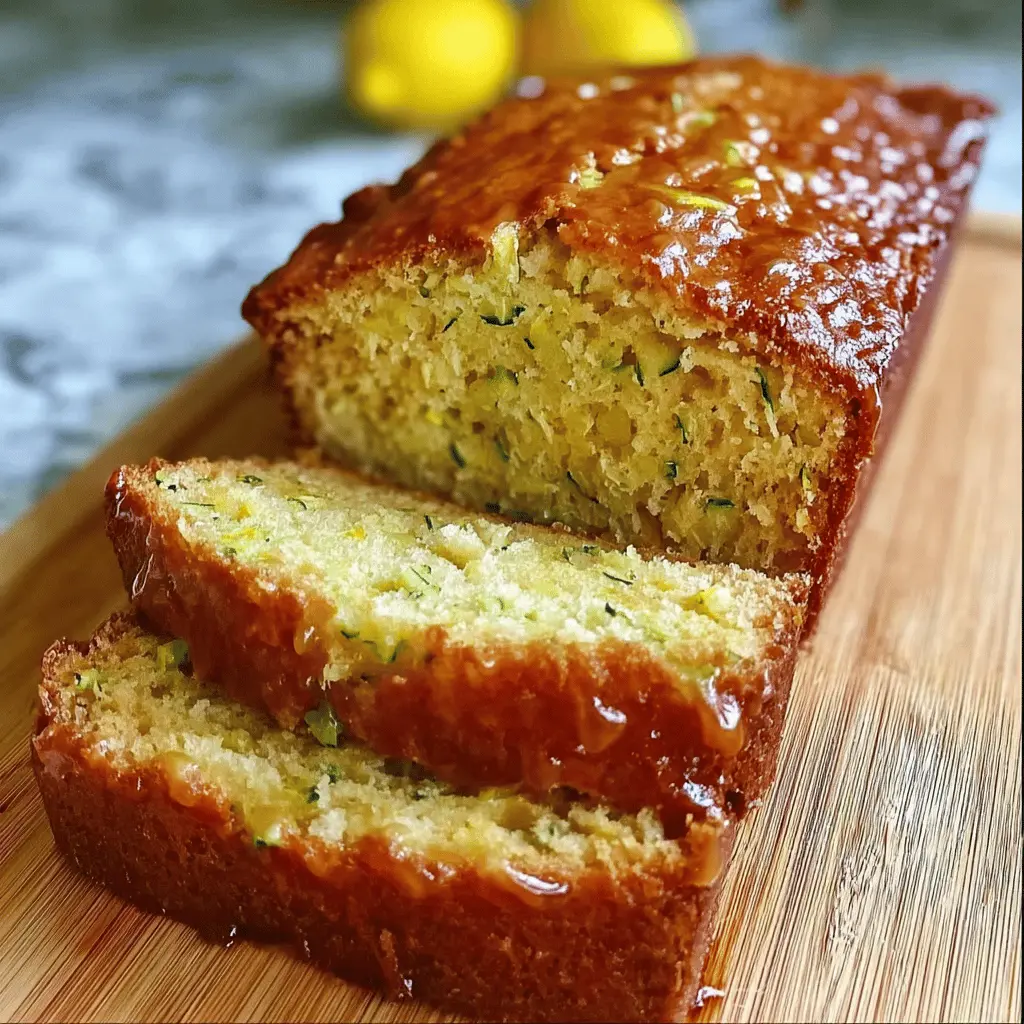 Moist Lemon Zucchini Bread Recipe