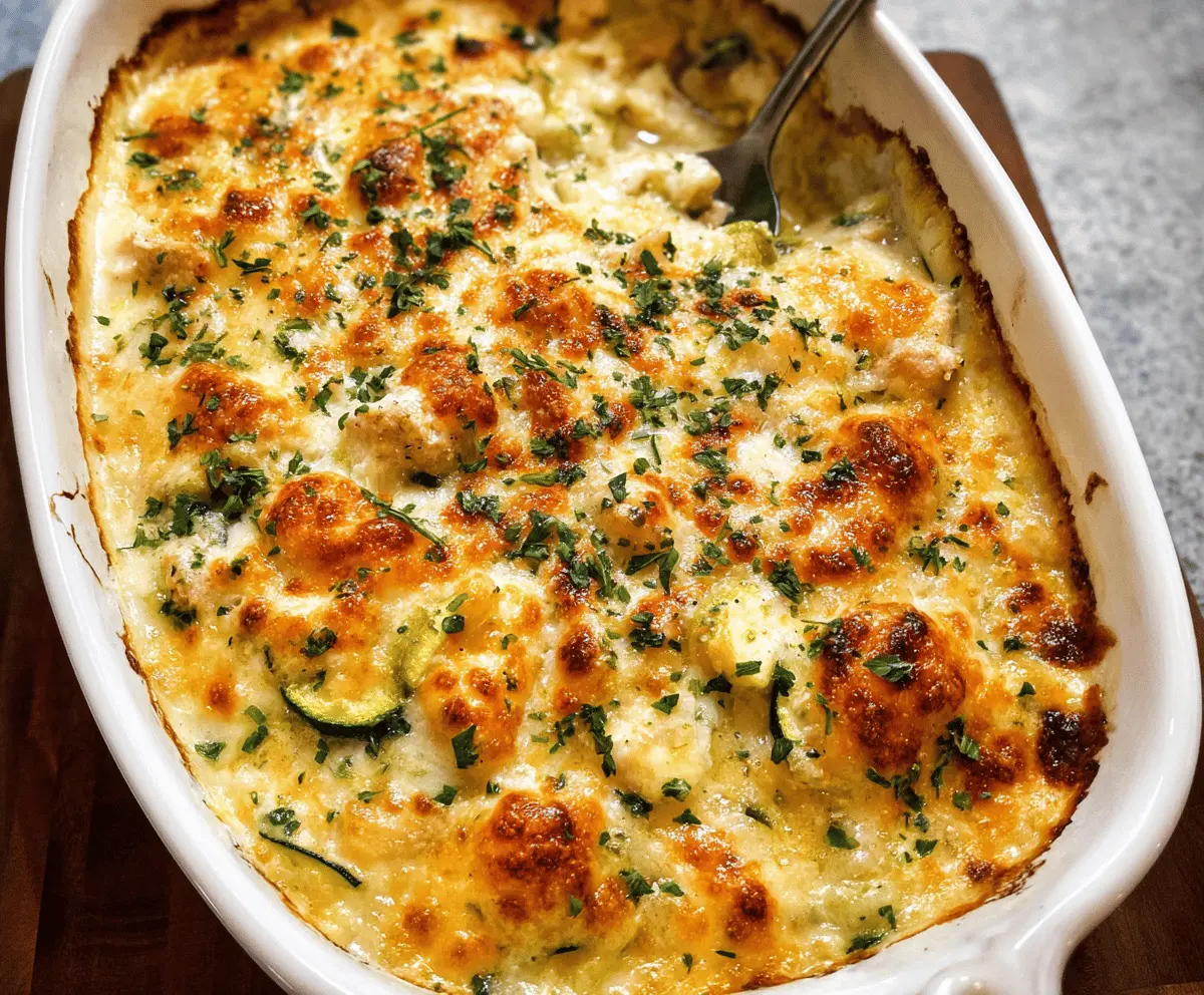 Easy Chicken Zucchini Casserole Recipe