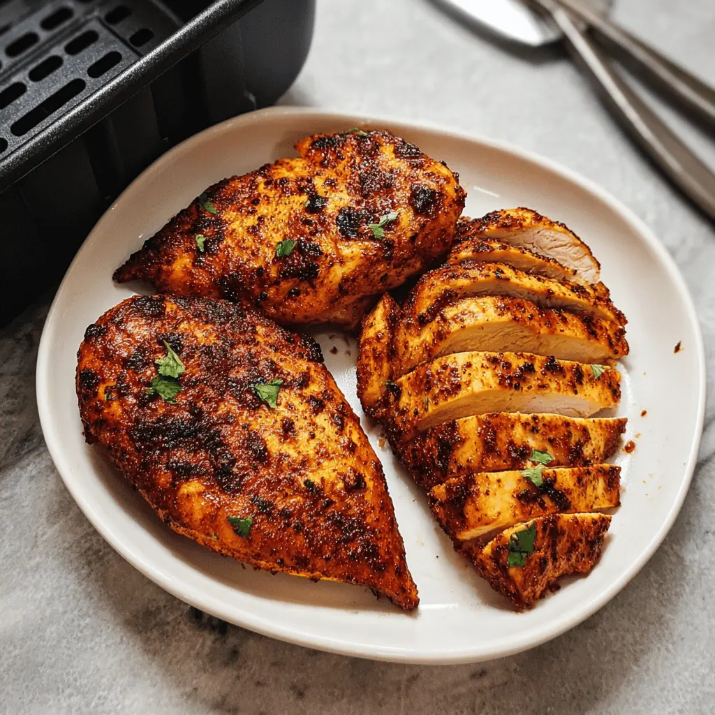 Easy Air Fryer Chicken Breasts Perfectly Juicy Every Time