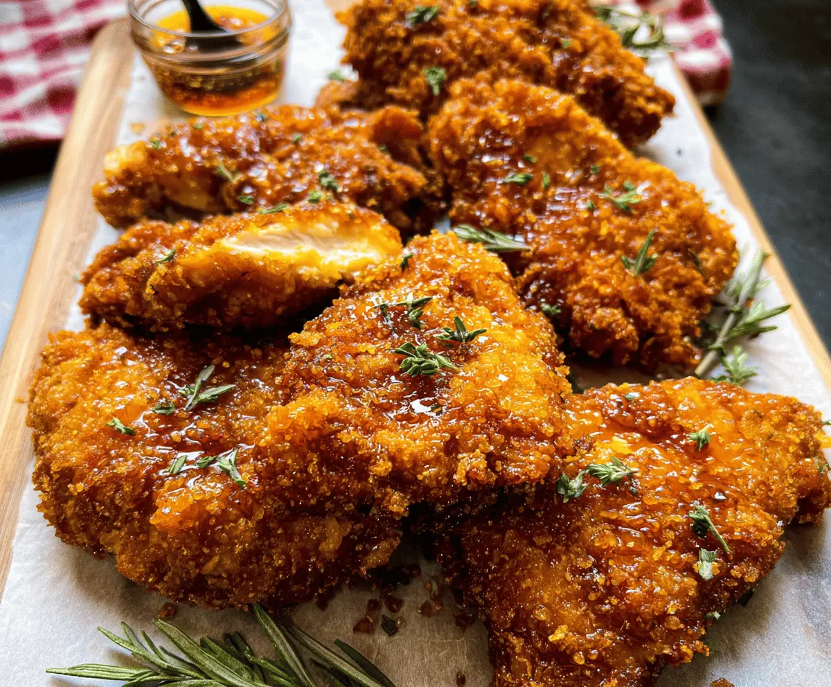 Crispy Baked Hot Honey Chicken Recipe