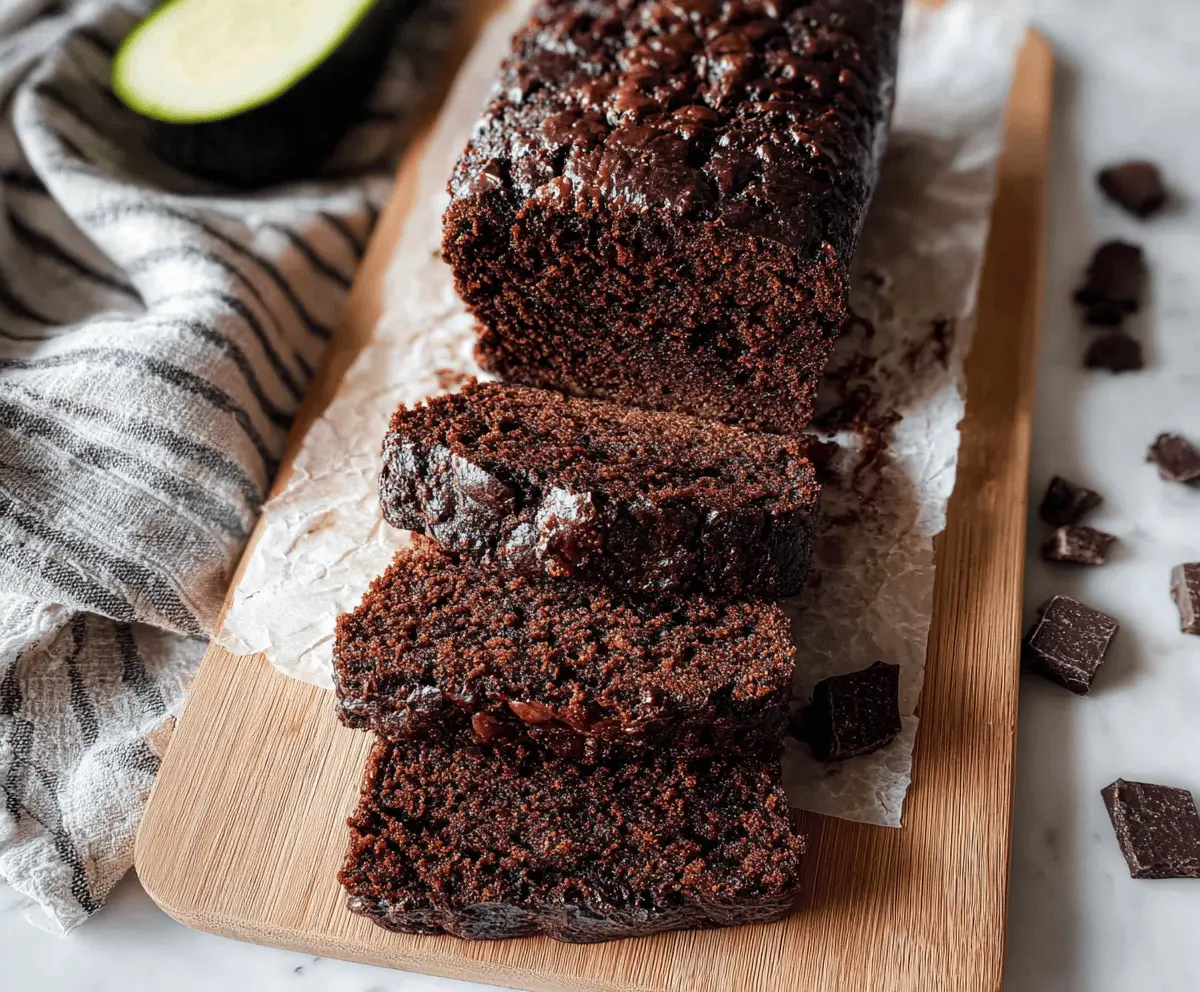 Healthy Chocolate Zucchini Bread Recipe