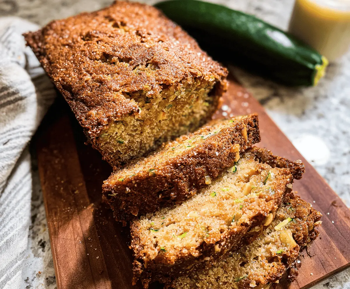 Moist Apple Zucchini Bread Recipe