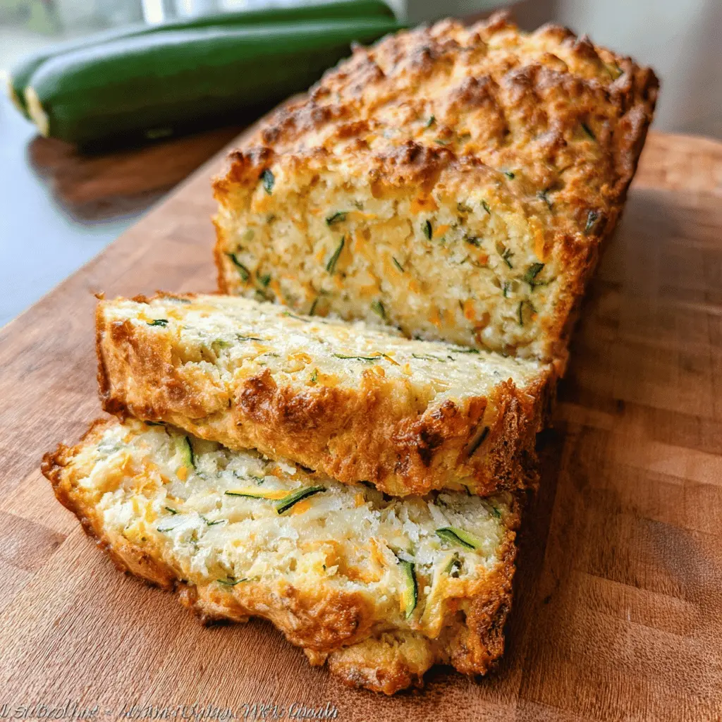 Easy Zucchini Cheddar Herb Beer Bread Recipe