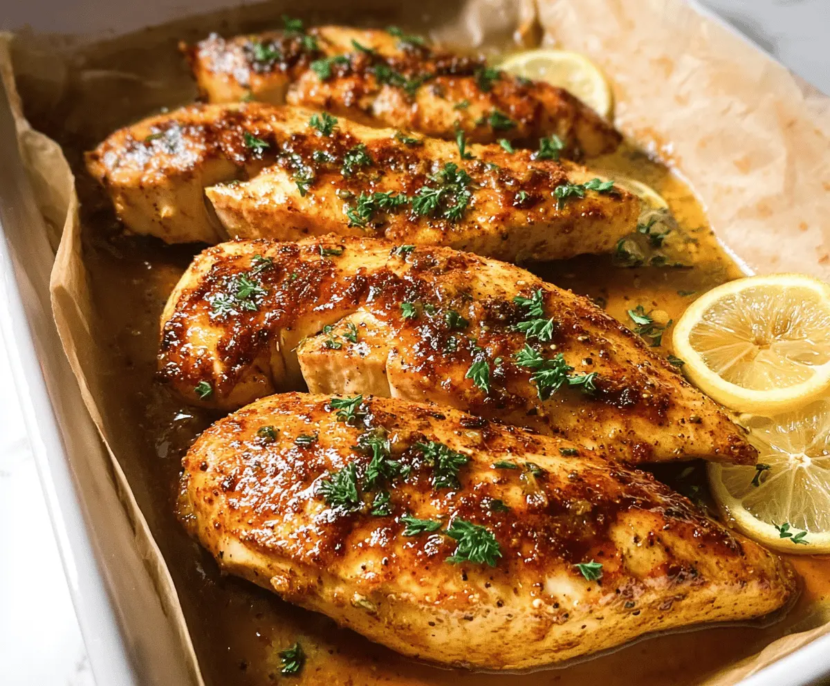 Easy Oven Baked Chicken Breast Recipe for Juicy, Tender Chicken