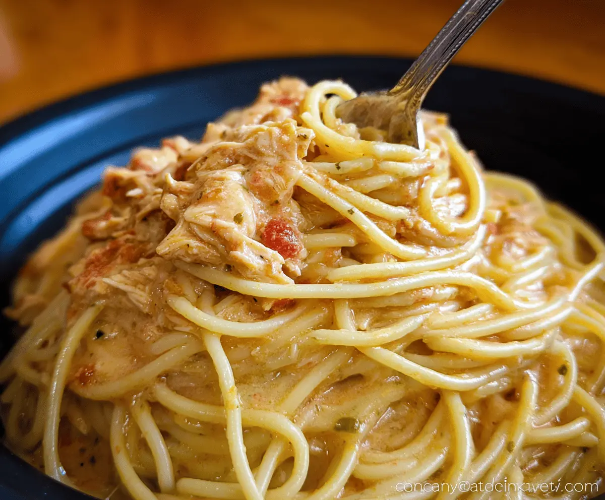Easy Crockpot Chicken Spaghetti Recipe for Busy Weeknights