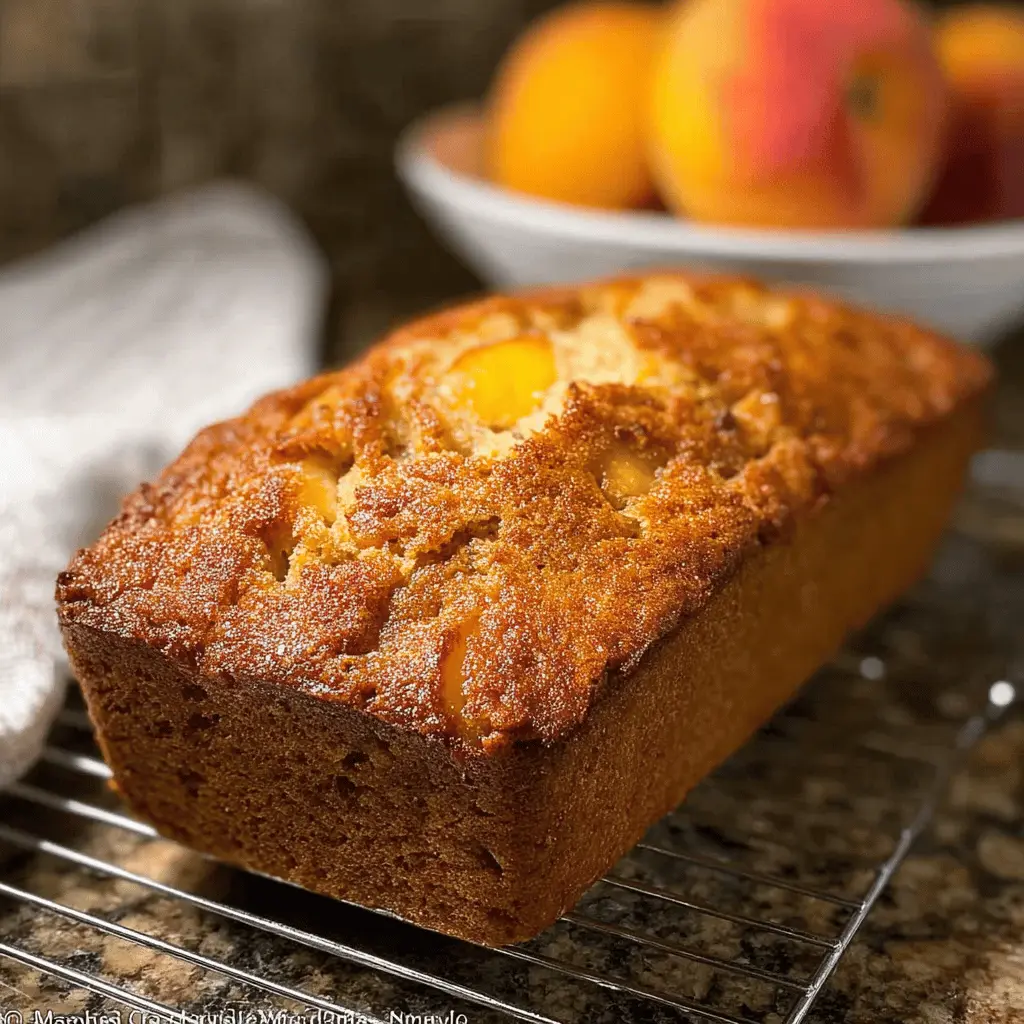 Easy Southern Peach Bread Recipe