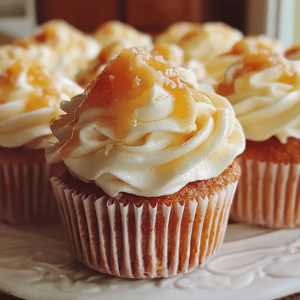 Honey Peach Cream Cheese Cupcakes Recipe