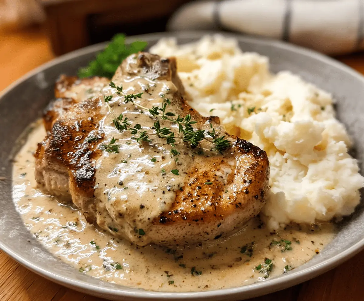 Creamy Ranch Slow Cooker Pork Chops Recipe