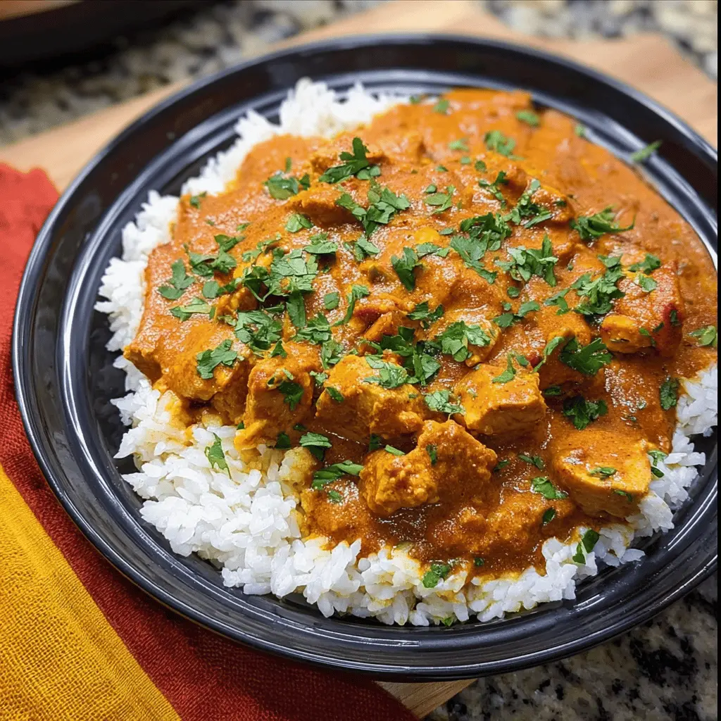 Easy Slow Cooker Indian Butter Chicken Recipe